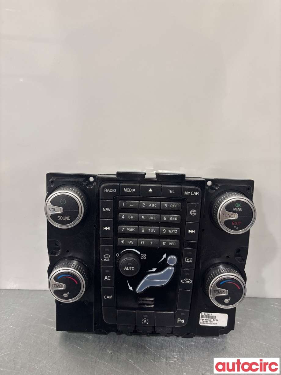 Varmeapparat betjening til Volvo V60/V60 CC 2013-2018 (Type I, Fase 2) (VOLVO|31443425|)