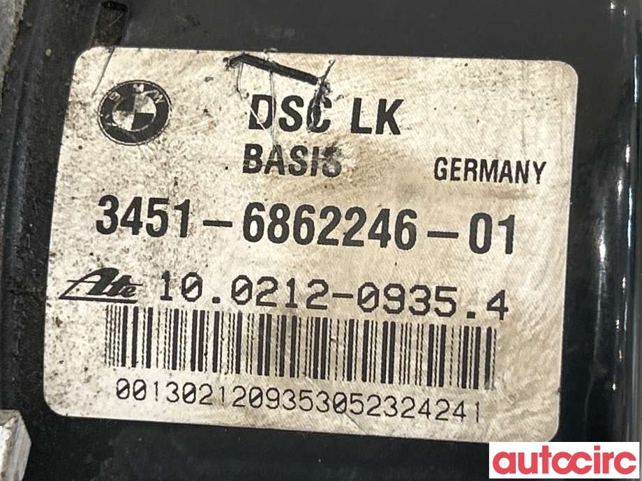 ABS sentral til BMW 3-Serie 2012-2018 (F30/F31/F34) (F30/F31/F34) (BMW|34512460453|100212-09354|3451-6862246-01)