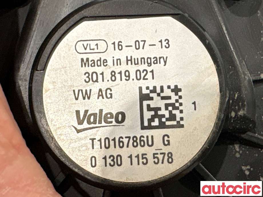 Varmeapparat motor til VW Passat 2015-2019 (Fase 1) (B8) (B8) (VOLKSWAGEN|3Q1819021||5WB819021D)