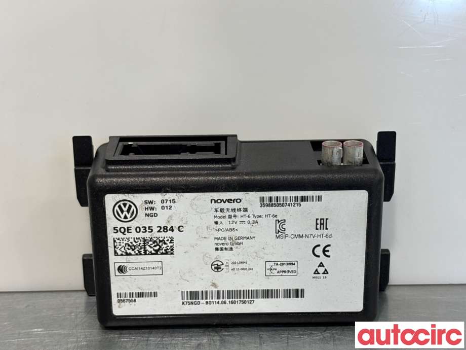 Styreenhet diverse til VW Passat, 2015-2019 (Fase 1) (B8) (B8) (VOLKSWAGEN|5QE035284C)