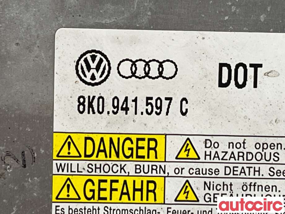 Styreenhet xenon/ballast til Audi A4 2007-2014 (Type IV) (B8) (B8) (AUDI|8K0941597E|8K0941597C)