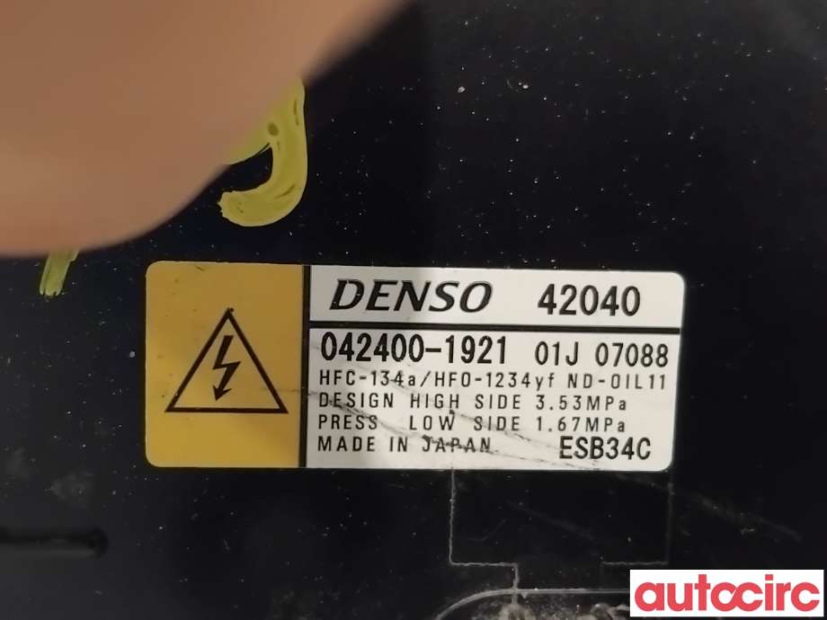 Aircondition kompressor til Toyota RAV4 2019-->> (Type V) (TOYOTA|8837042041|042400-1921|)