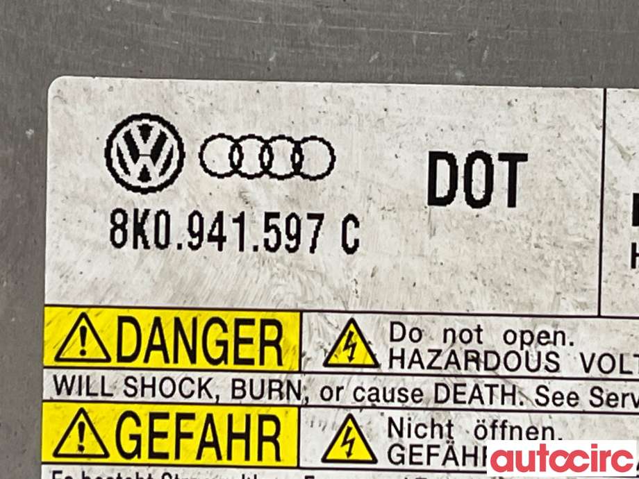 Styreenhet xenon/ballast til Audi A4 2007-2014 (Type IV) (B8) (B8) (AUDI|8K0941597E|8K0941597C)