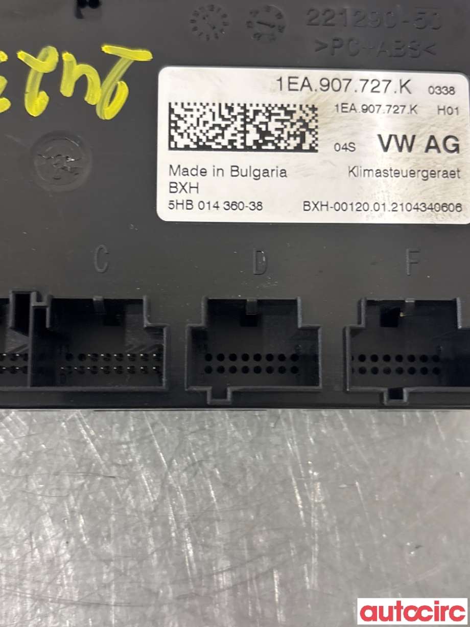 Styreenhet klima/aircondition til VW ID.3 2020-->>  (VOLKSWAGEN|1EA907727AH||1EA907727K)