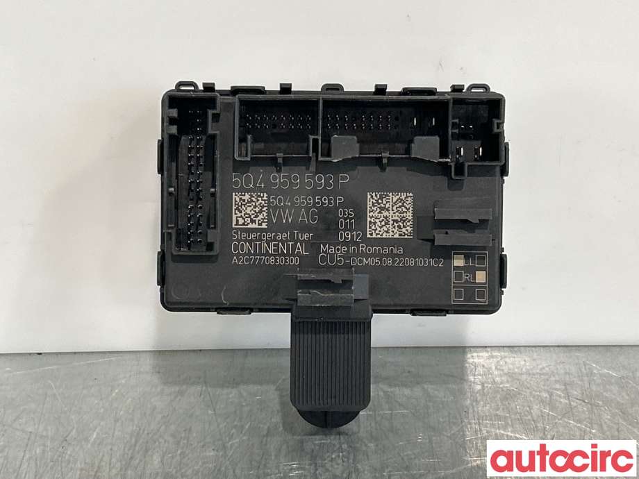 Styreenhet dør venstre foran til VW Caddy 2020-->> (Type IV)  (VOLKSWAGEN|5Q4959593P|A2C7770830300)