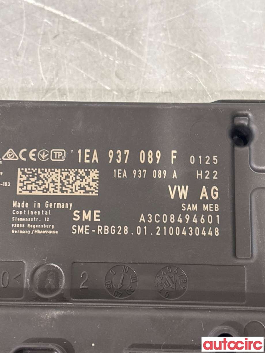 Styreenhet comfort (BCM) til VW ID.3 2020-->>  (VOLKSWAGEN|1EA937089AA|A3C08494601|1EA937089F)