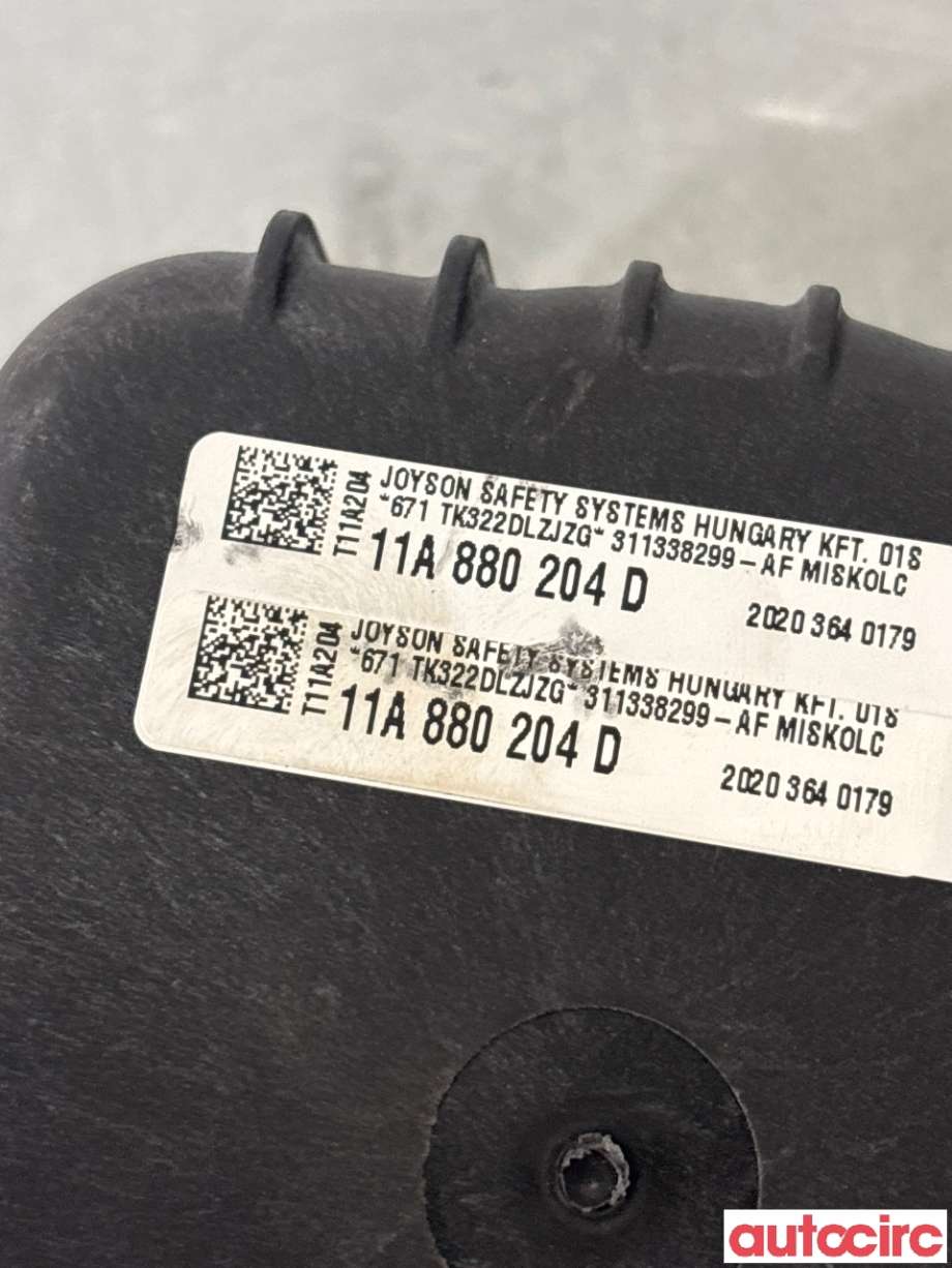 Airbag passasjer til VW ID.3 2020-->>  (VOLKSWAGEN|11A880204D|)