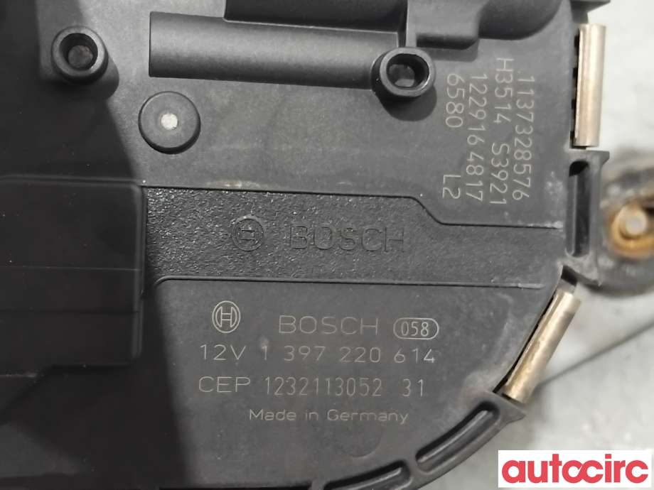 Viskermotor frontrute til Peugeot 508 2011-2014 (Type I, Fase 1)  (PEUGEOT|9677472580|1397220614|9816172780)