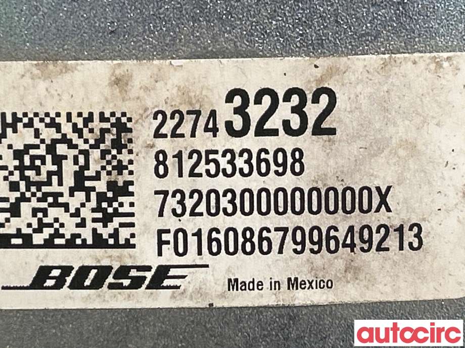 Bilstereo høyttaler til Chevrolet Silverado 2014-2018 (GMC|NONR|812533698|22743232)