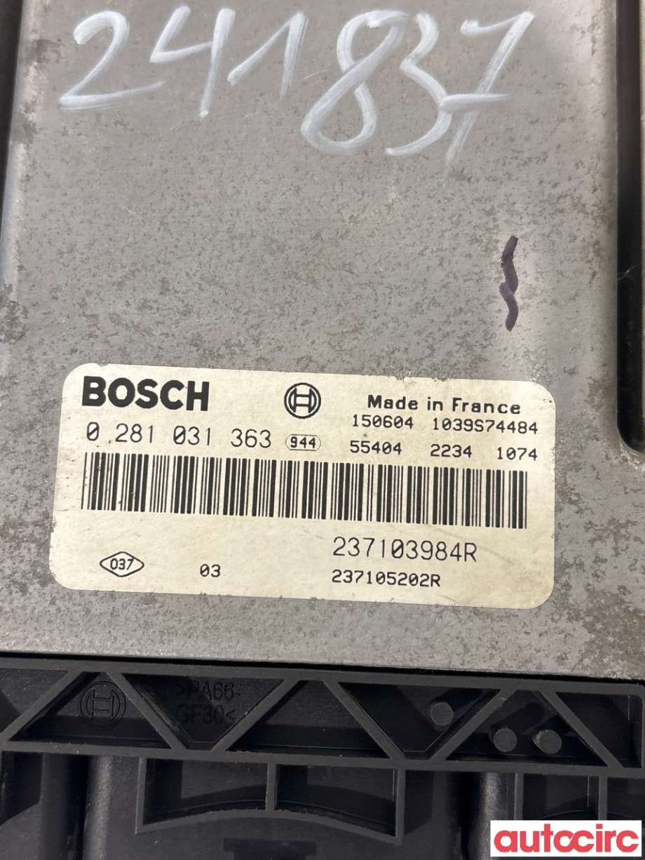 Styreenhet motor til Opel Vivaro B 2014-2019  (OPEL|93459020|0281031363|237103984R)
