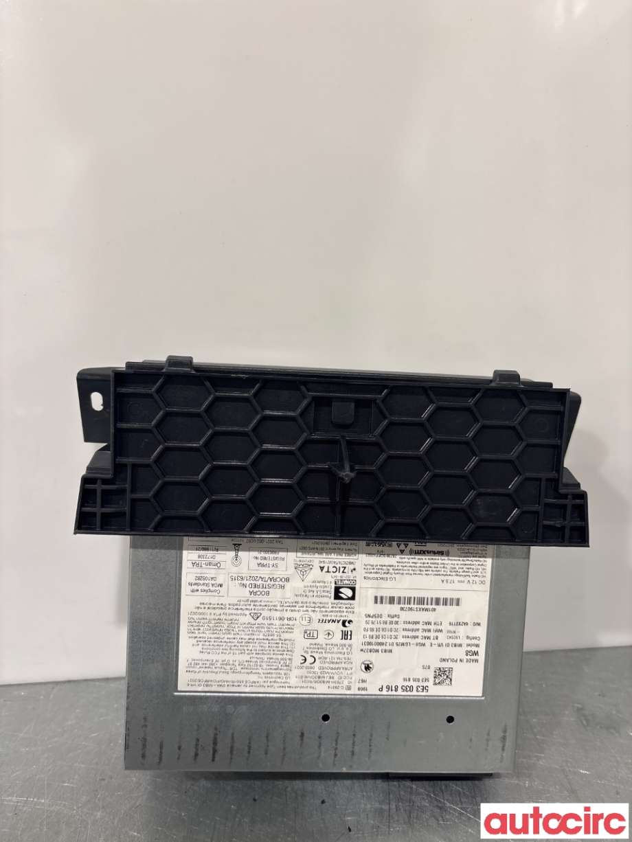Bilstereo til Škoda Octavia 2020-->> (Type IV)  (SKODA|5E3035816P|)