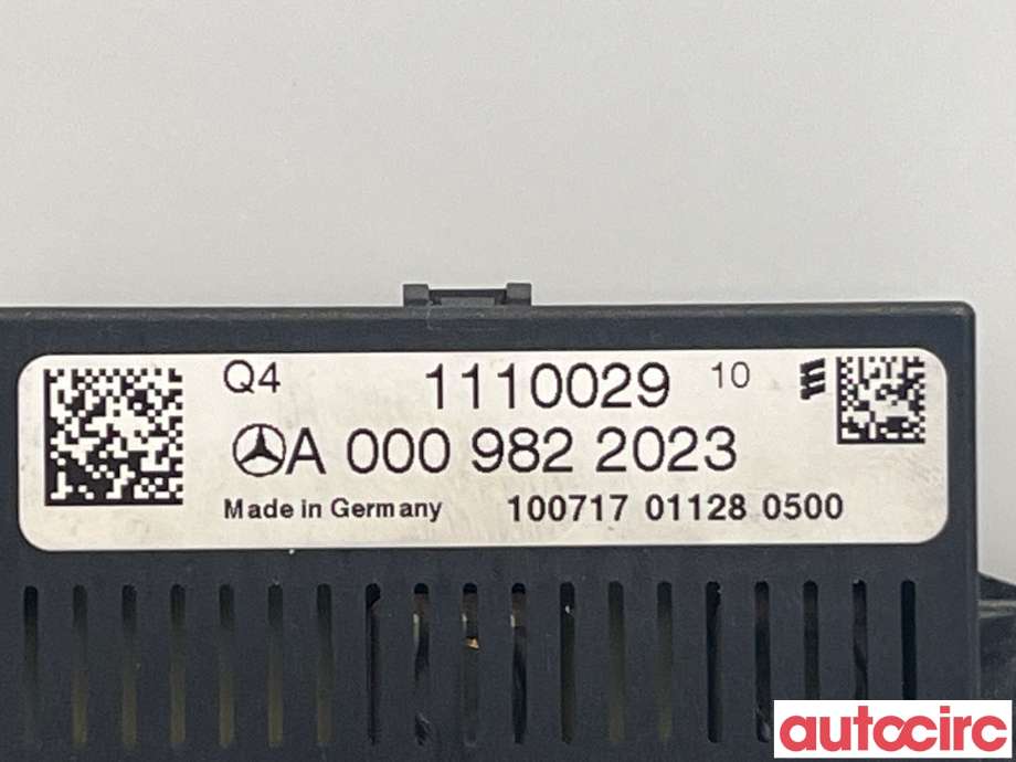 Styreenhet batteri til Mercedes C-Klasse 2014-2018 (Fase 1) (W205) (W205) (MERCEDES|A0009822023)