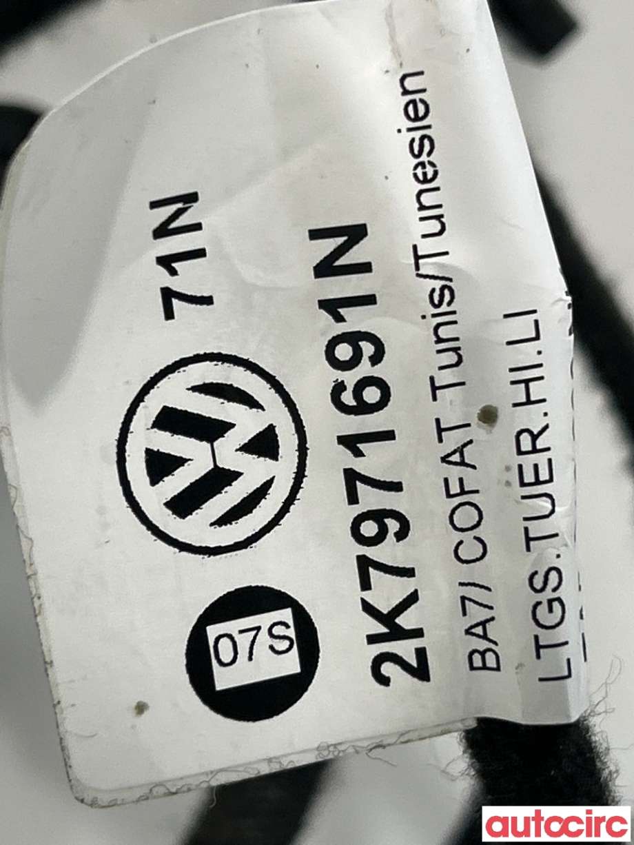 Ledningsnett til VW Caddy 2020-->> (Type IV)  (VOLKSWAGEN|2K7971691N|)