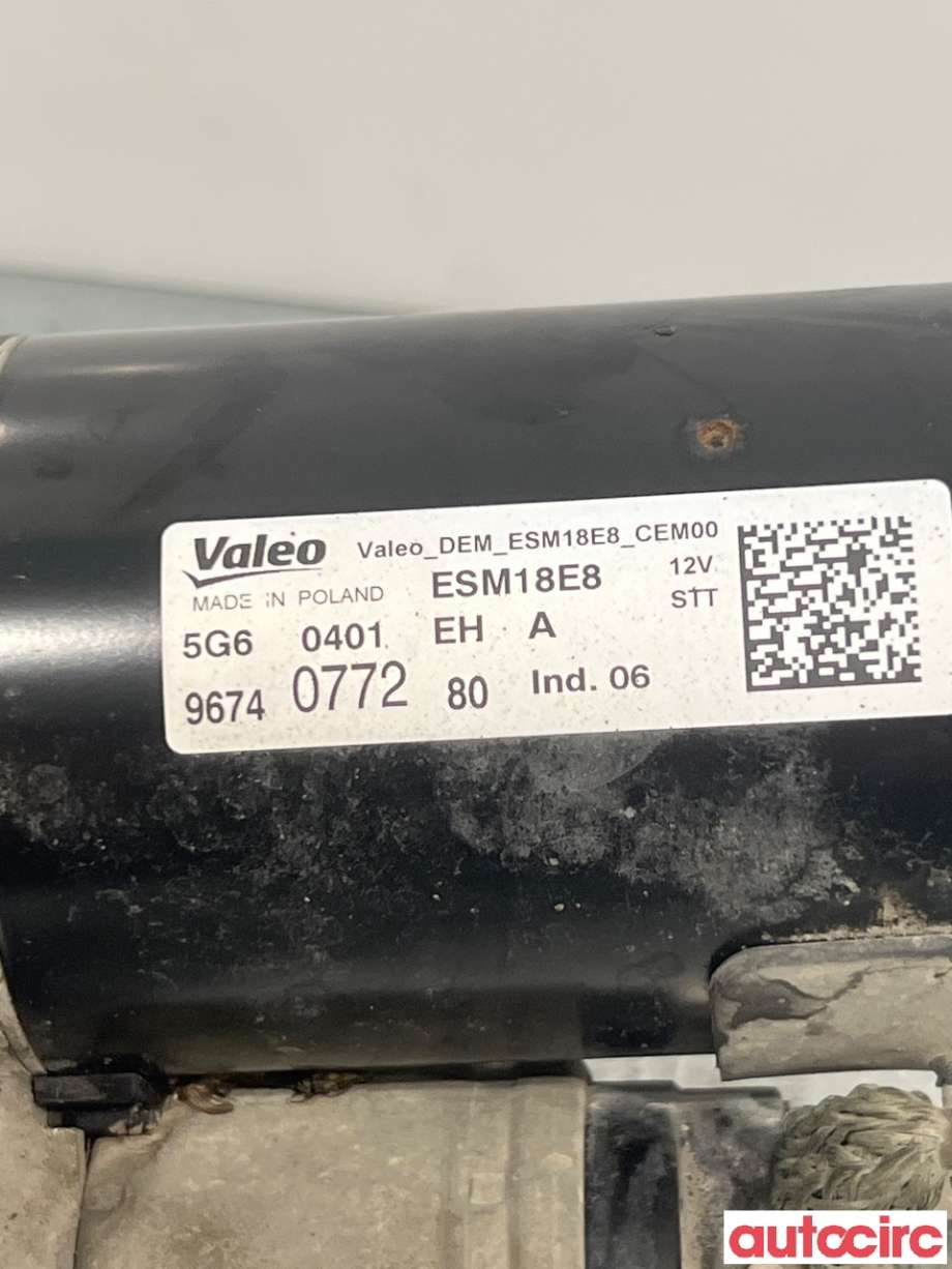 Starter til Citroën C4, Cactus 2014-2017 (Fase 1) (CITROEN|1628564780||9674077280)