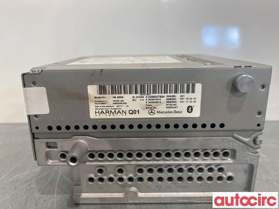 Bilstereo til Mercedes C-Klasse 2014-2018 (Fase 1) (W205) (W205) (MERCEDES|A2059007834)