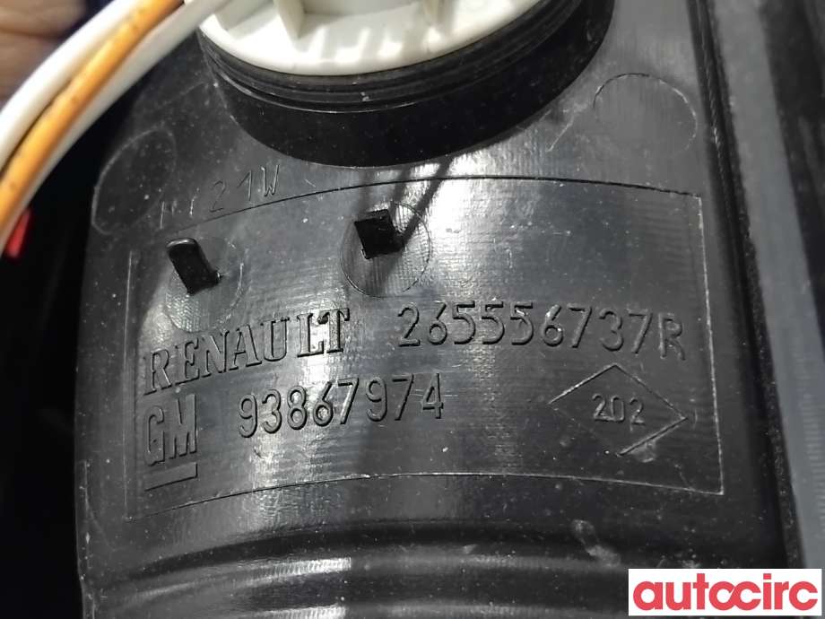 Baklykt venstre til Opel Vivaro B 2014-2019 (OPEL|93867974||265556737R)
