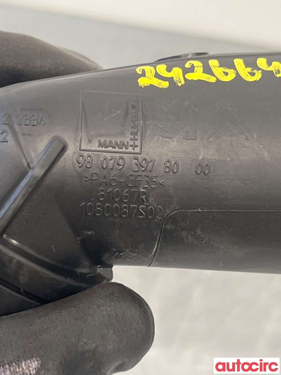 Turbo rør til Citroën C4, Cactus 2014-2017 (Fase 1)  (CITROEN|9807939780|)