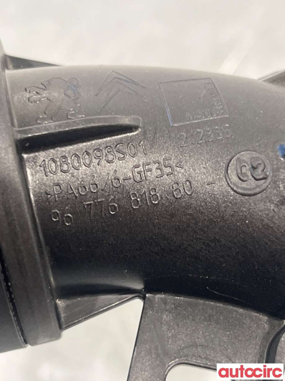 Turbo rør til Citroën C4, Cactus 2014-2017 (Fase 1)  (CITROEN|9677681880|)