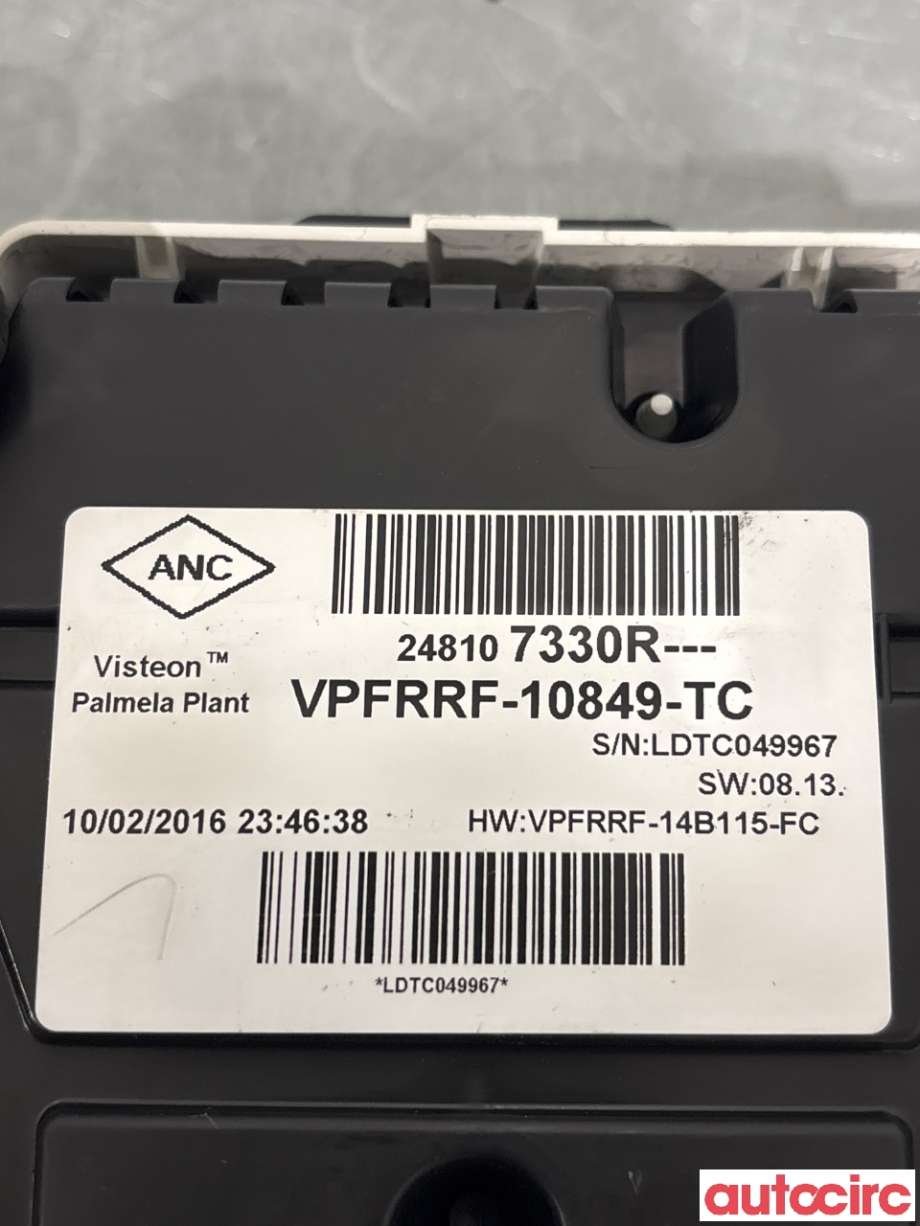 Instrumentpanel til Opel Vivaro B 2014-2019 (OPEL|93461383||248107330R)