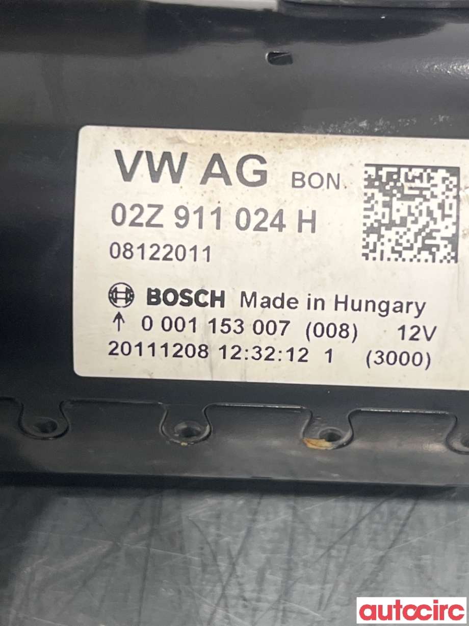 Starter diesel til VW Passat 2011-2015 (B7) (B7) (VOLKSWAGEN|02Z911024HX|0001153007|02Z911024H)