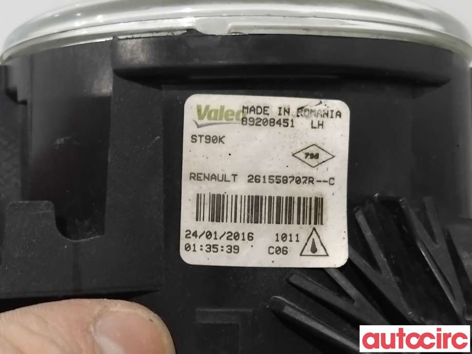 Tåkelykt venstre foran til Opel Vivaro B 2014-2019 (OPEL|93867966|89208451|261558707R)
