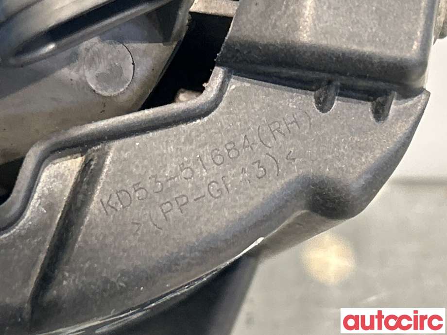 Tåkelykt høyre foran til Mazda CX-5 2012-2017 (Type I)  (MAZDA|GEG1-51-680B||KD53-51684)