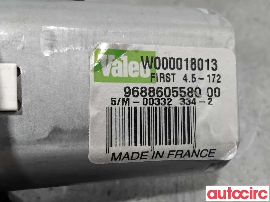 Viskermotor bakrute til Peugeot 508 2011-2014 (Type I, Fase 1)  (PEUGEOT|6405RX|W000018013|9688605580)