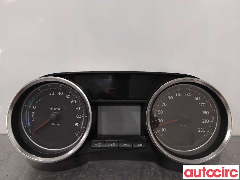 Instrumentpanel til Peugeot 508, 2011-2014 (Type I, Fase 1)  (PEUGEOT|9674477280)