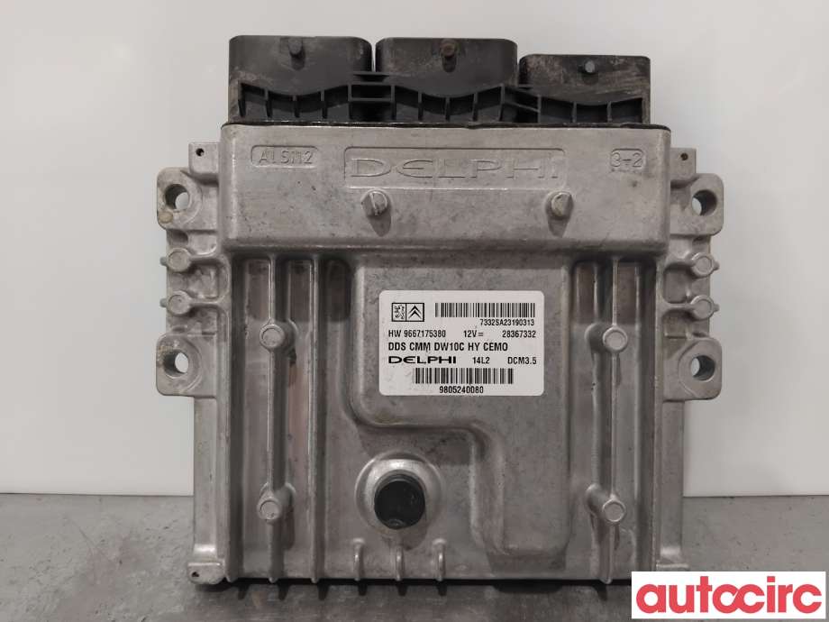 Styreenhet motor til Peugeot 508, 2011-2014 (Type I, Fase 1)  (PEUGEOT|NO NR)