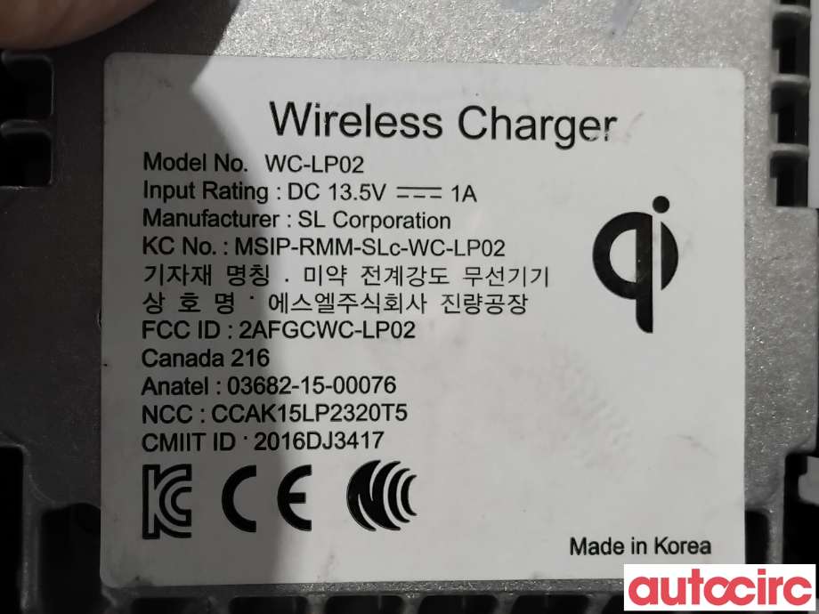 Diverse deler til Kia Optima 2017-2020  (KIA|95560A8100|WC-LP02|95560-A8100)