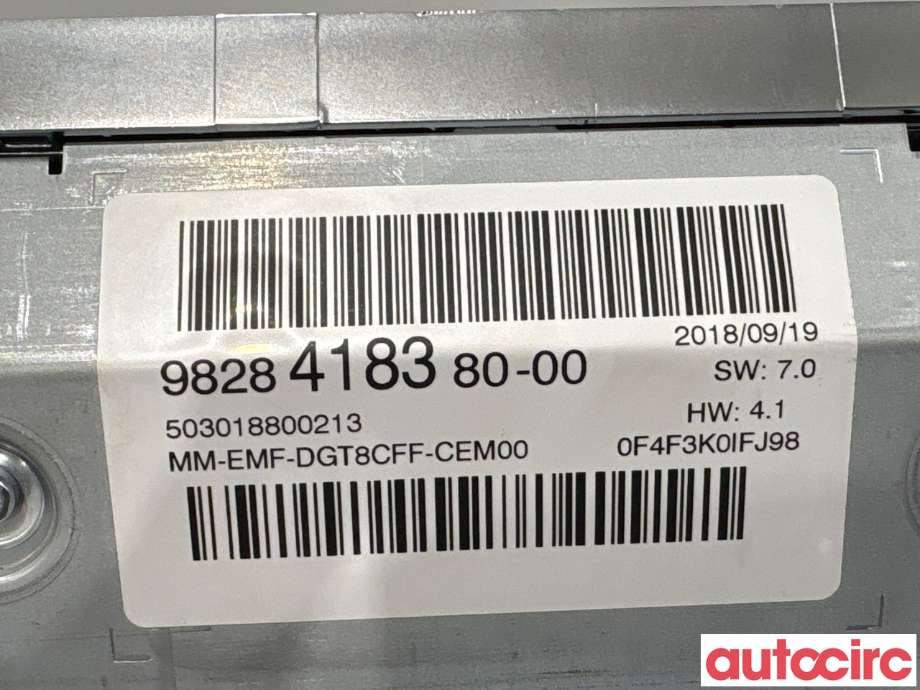 Instrument kjørecomputer til Peugeot 5008 2017-->> (Type II) (PEUGEOT|9828418380||9830424280)