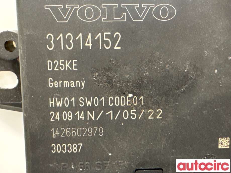 Styreenhet parkering til Volvo XC70 2014-2016 (Type II, Fase 2)  (VOLVO|31423950||31314152)