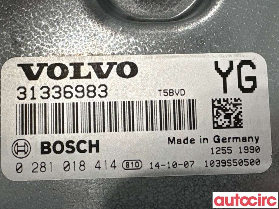 Styreenhet motor til Volvo XC70 2014-2016 (Type II, Fase 2) (VOLVO|36001858|0281018414|31336983)