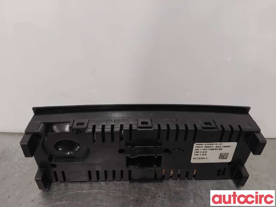 Varmeapparat betjening til BMW X5 2013-2018 (F15) (F15) (BMW|64119396076|90025-683|9396076)