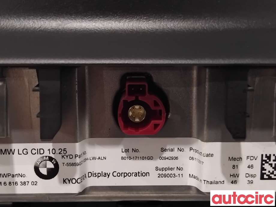 Instrument kjørecomputer til BMW X5 2013-2018 (F15) (F15) (BMW|65506816387|209003-11|6816387)