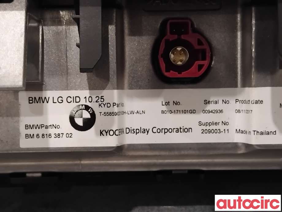 Instrument kjørecomputer til BMW X5 2013-2018 (F15) (F15) (BMW|65506816387|209003-11|6816387)