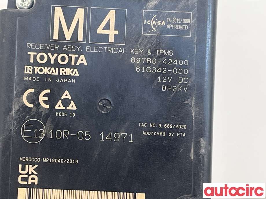 Styreenhet nøkkelfri/keyless til Toyota RAV4 2019-->> (Type V)  (TOYOTA|897B042400)