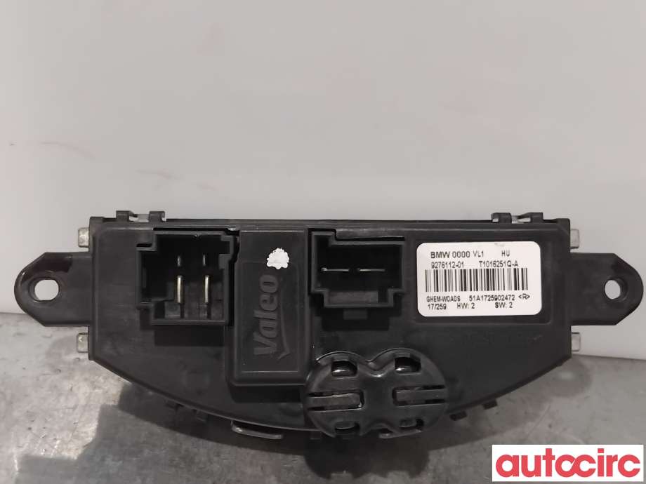 Varmeapparat motstand til BMW X5 2013-2018 (F15) (F15) (BMW|64119276112|T1016251Q-A|9276112)