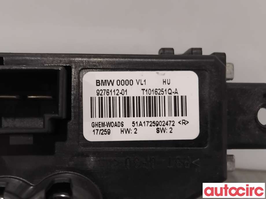 Varmeapparat motstand til BMW X5 2013-2018 (F15) (F15) (BMW|64119276112|T1016251Q-A|9276112)