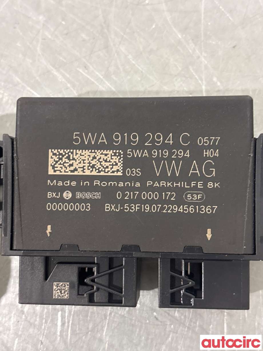 Styreenhet parkering til VW Caddy 2020-->> (Type IV) (VOLKSWAGEN|5WA919294C|)