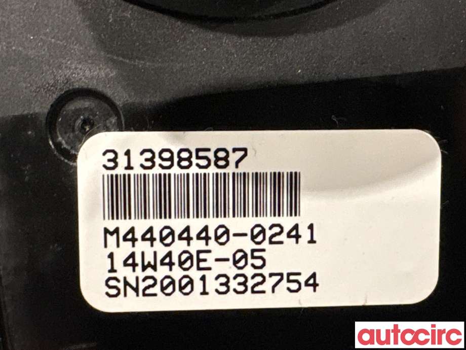 Varmeapparat betjening til Volvo XC70 2014-2016 (Type II, Fase 2)  (VOLVO|31443425||31398587)