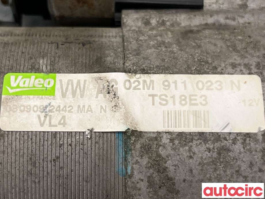 Starter diesel til Škoda Octavia 2009-2013 (Type II, Fase 2)  (SKODA|02M911024NX|TS18E3|02M911023N)