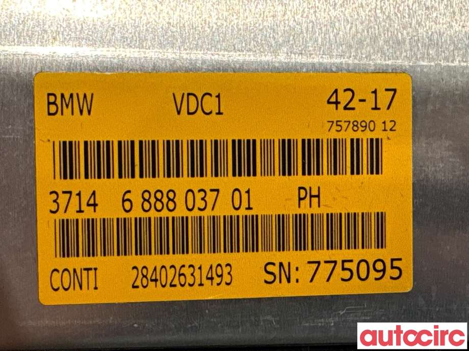 Styreenhet nivå/luftfjæring til BMW X5 2013-2018 (F15) (F15) (BMW|37148833308|28402631493|37146888037)