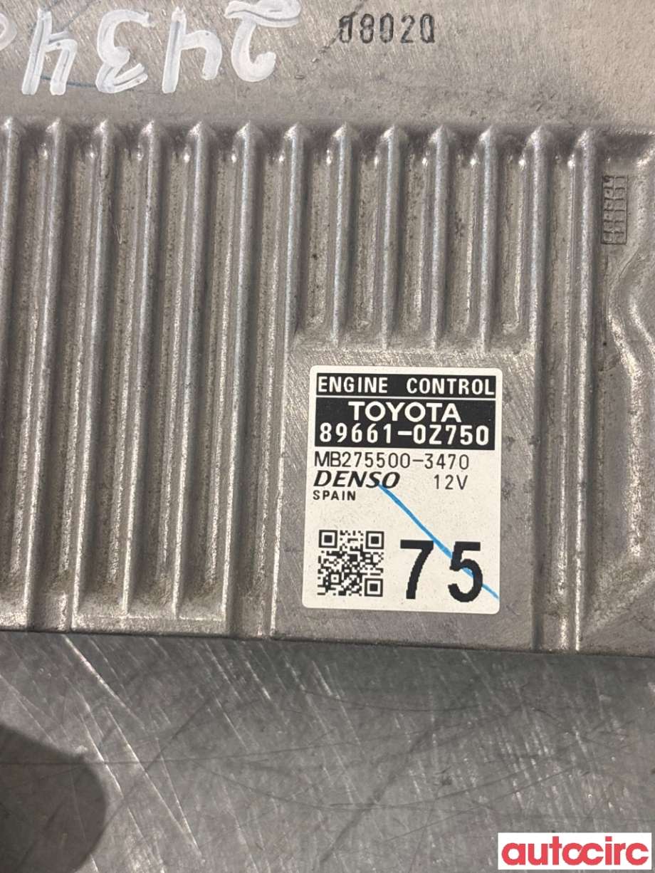 Styreenhet motor til Toyota Auris 2013-2015 (Type II, Fase 1)  (TOYOTA|896610Z750||89661-0Z750)