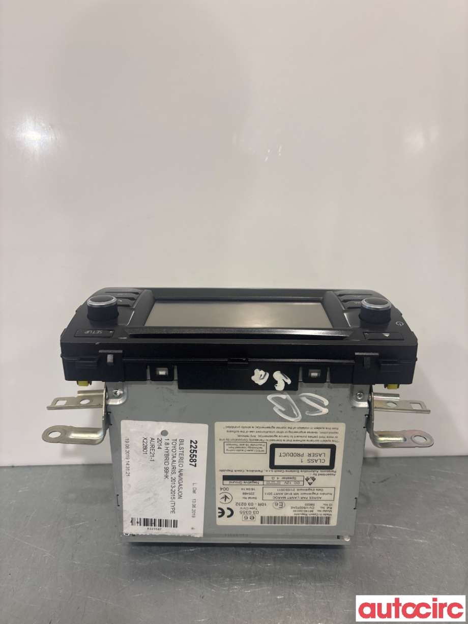 Bilstereo til Toyota Auris 2013-2015 (Type II, Fase 1) (TOYOTA|8614002030||86140-02030)