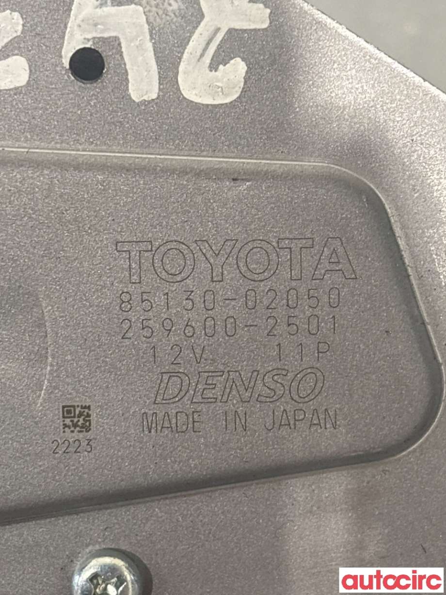 Viskermotor bakrute til Toyota Auris 2013-2015 (Type II, Fase 1) (TOYOTA|8513002050|259600-2501|85130-02050)