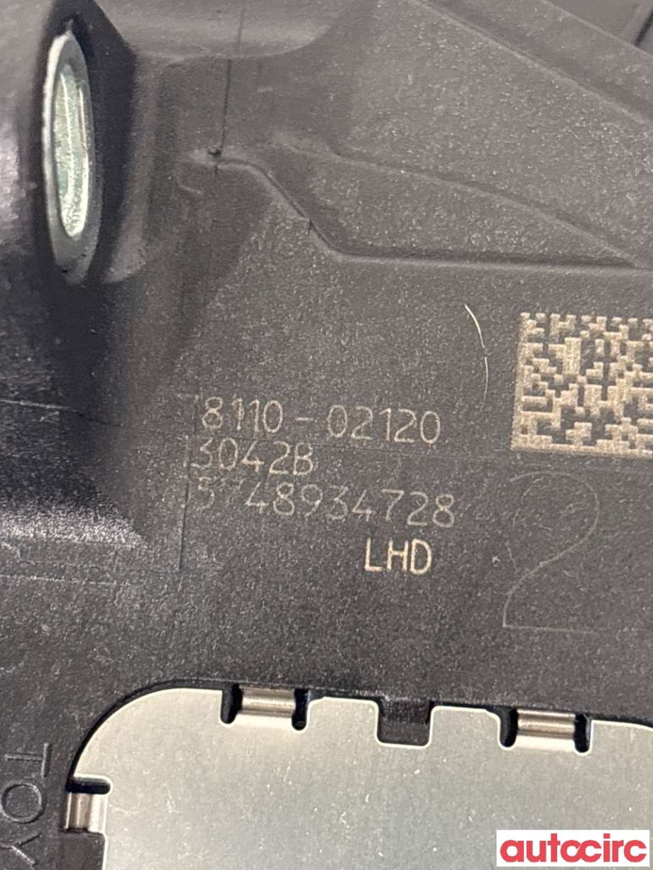 Pedal gass til Toyota Auris 2013-2015 (Type II, Fase 1) (TOYOTA|7811002120||78110-02120)