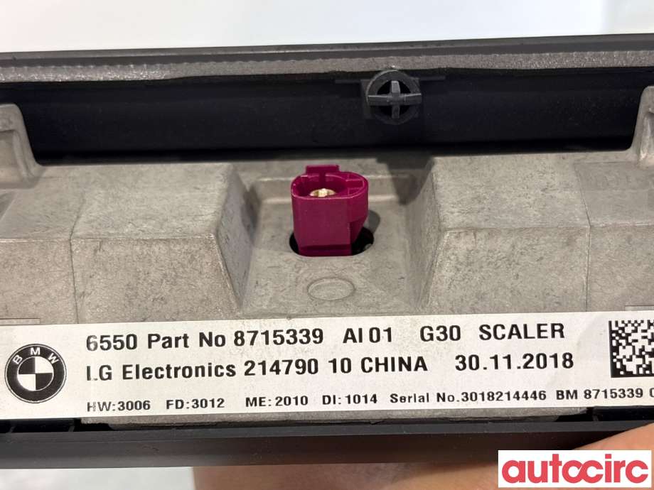 Instrument kjørecomputer til BMW 5-Serie 2017-->> (G30/G31) (G30/G31) (BMW|65508715339|21479010)