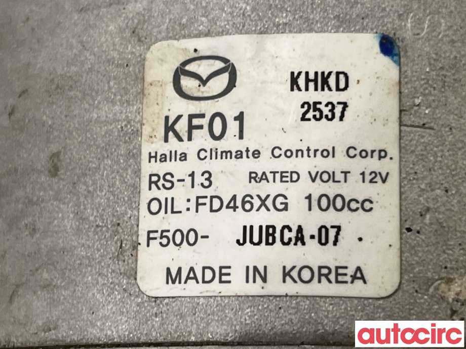 Aircondition kompressor til Mazda CX-5 2012-2017 (Type I)  (MAZDA|KF01-61-450A|F500-JUBCA-07|KF01)