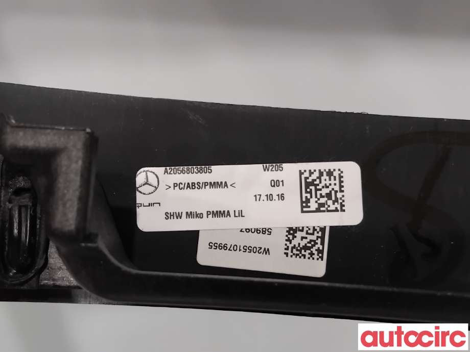 Innredning, Konsoll til Mercedes C-Klasse 2014-2018 (Fase 1) (W205) (W205) (MERCEDES|A2056803805|)